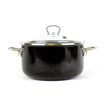 

Belis Smaltovaný hrnec Premium černý 16cm, 1,5l