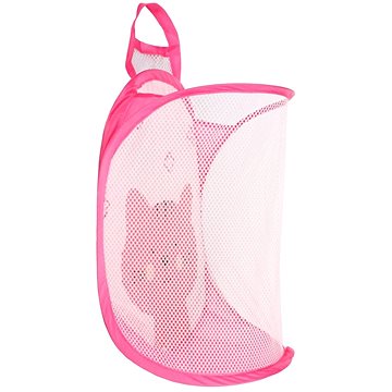 

Merco Multipack 4 ks Hanging Basket skládací úložný koš růžový