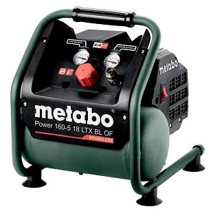 

METABO Kompresor se vzdušníkem 5l, bezolejový AKU Power 160-5 18 LTX BL OF (bez AKU)