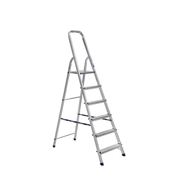 

ALUMET Schůdky jednostranné hliníkové, 6 příček