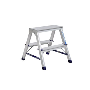 

ALUMET Schůdky jednostranné hliníkové, 2 příčky