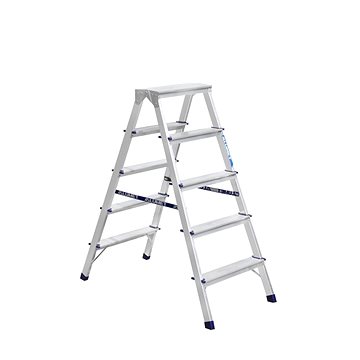 

ALUMET Schůdky oboustranné hliníkové, 5 přiček