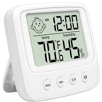 

Verk 07178 Digitální teploměr s vlhkoměrem CX0828S bílý