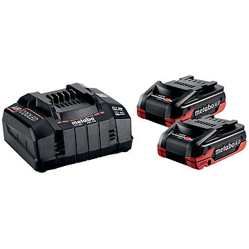 

METABO Basic-Set 2 × LiHDX 4,0 Ah