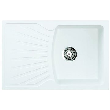 

Metalac Granit X Quadro Plus s odkapem, bílý