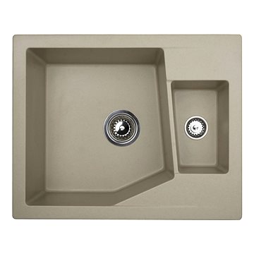 

Metalac Granit X Linea M 1,5D dvoudřez s vaničkou, šampaňový