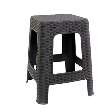 

MEGAPLAST Taburet II. zahradní polyratan 45 x 35,5 x 35,5cm, wenge