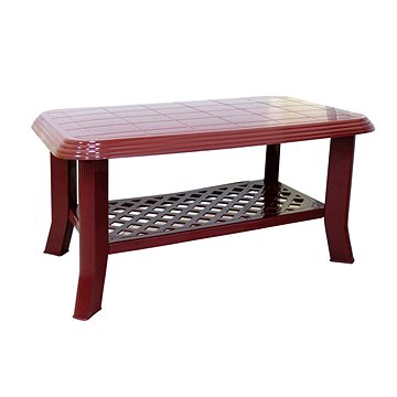 

MEGA PLAST Zahradní stůl CLUB 90 cm, bordó