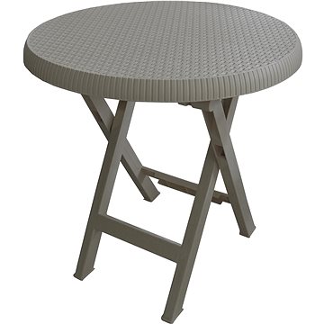 

MEGA PLAST Zahradní stůl TEO 70 cm, mocca