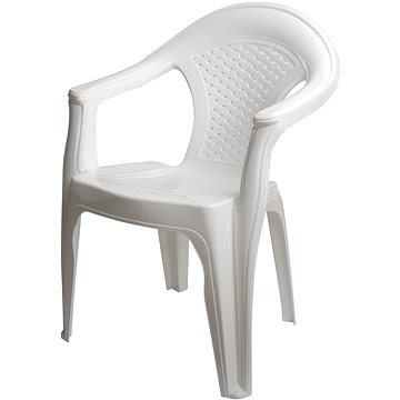

MEGA PLAST Židle zahradní GARDENIA plast, bílá