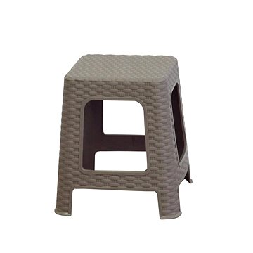 

MEGA PLAST Taburet I. zahradní polyratan 36 x 33 x 33 cm, mocca