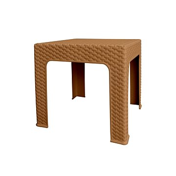 

MEGA PLAST Zahradní stůl BISTRO polyratan, plast 42,5 cm, okrový