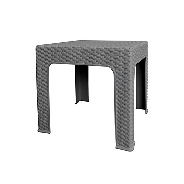 

MEGA PLAST Zahradní stůl BISTRO polyratan, plast 42,5 cm, mocca