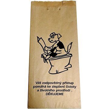 

MEVA Papírové sáčky s kartonovou lopatkou Fedog CZ 25 ks