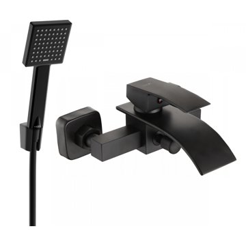 

MEXEN Aries R45 vanová baterie s příslušenstvím, černá (74483R45-70)