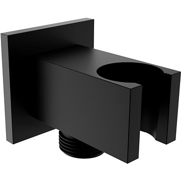 

MEXEN Držák sprchy Cube, pevný, s vyústěním, černá
