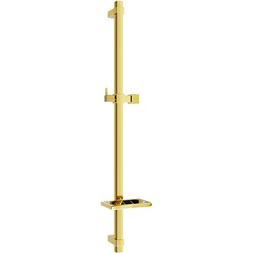 

MEXEN DQ Posuvný držák sprchy s mýdlenkou 80 cm, zlatý