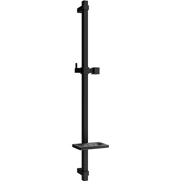 

MEXEN DQ Posuvný držák sprchy s mýdlenkou 80 cm, černý