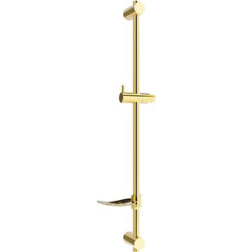 

MEXEN DF Posuvný držák sprchy s mýdlenkou 80 cm, zlatý