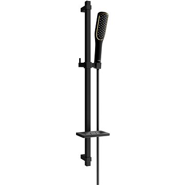 

MEXEN DQ49 posuvný sprchový set, černý