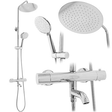 

REA Lungo Sprchový set s batériou 150 mm, chrom ( REA-P6607 )