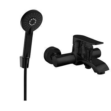 

Mexen Pecos R40 Vanová baterie se sprchou set, černá (7273R40-70)