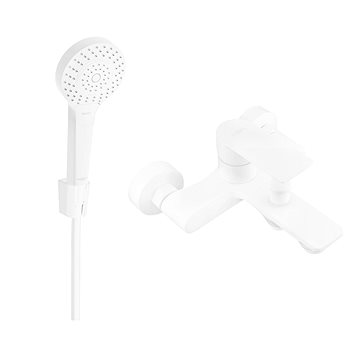 

Mexen R05 Royo Vanová baterie se sprchou set, bílá (7223R05-20)