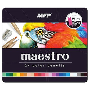 

MFP PAPER Maestro kovová krabička 24 barev