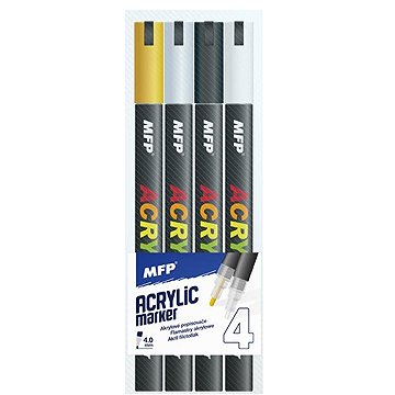

MFP PAPER akrylové 4 mm, set 4 ks