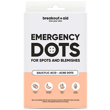

Breakout+aid - Náplasti na lokální ošetření akné s kyselinou salicylovou