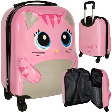 MG Children Travel dětský kufr 46 × 31 cm, cat