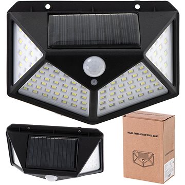 

MG Wall Lamp solární lampa 100 LED, černá