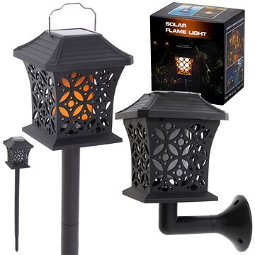 

MG Standing Lantern solární lampa 12 LED, černá