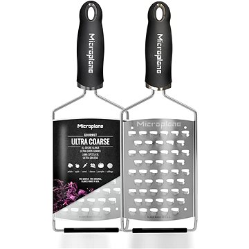 

Microplane Gourmet Struhadlo ultrahrubé s rukojetí černá