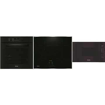 

MIELE H 2861-1 BP Black 125 Edition + MIELE KM 7363 FR + MIELE M 2230 SC