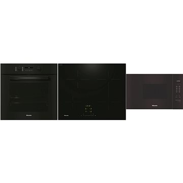 

MIELE H 2861-1 BP Black 125 Edition + MIELE KM 7363 FL + MIELE M 2230 SC