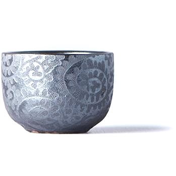 

Made In Japan Šálek na saké 1 ks, 40 ml, Black Scroll, šedá