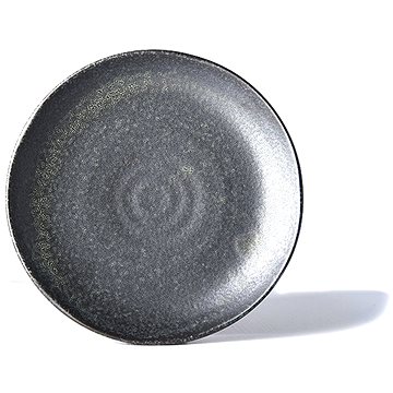 

Made In Japan Mělký talíř s nepravidelným okrajem BB Black 24 cm černý