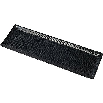 

Made in Japan Servírovací talíř Contour 33 x 10,5 cm, černý, keramika