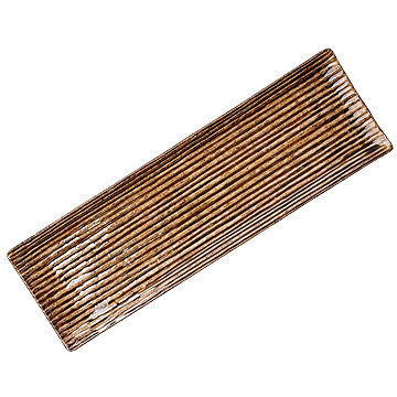 

Made in Japan Servírovací talíř Contour 33 x 10,5 cm, jantarový, keramika