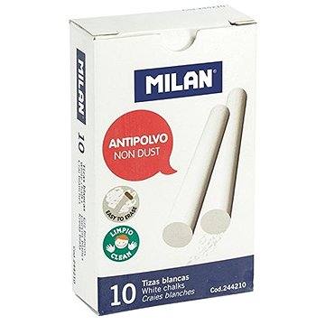 

MILAN 244210 bezprašné kulaté, bílé - 10 ks