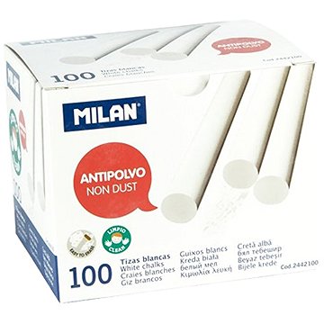 

MILAN 2442100 bezprašné kulaté, bílé - 100 ks