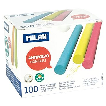 

MILAN 2452100 bezprašné kulaté, barevné - 100 ks