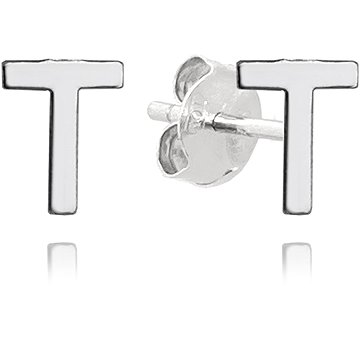 

MINET Stříbrné náušnice písmeno "T" (Ag 925/1000, 0,65 g)