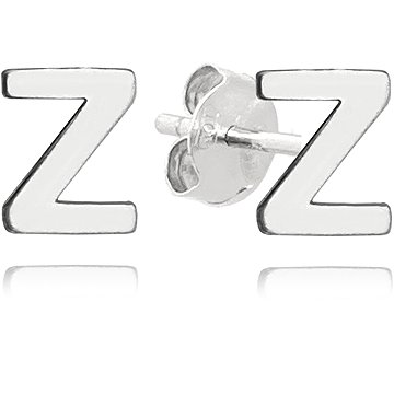 

MINET Stříbrné náušnice písmeno "Z" (Ag 925/1000, 0,85 g)