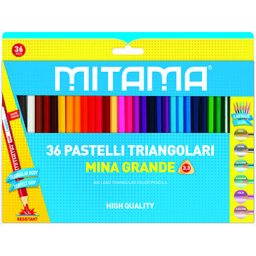 

MITAMA Pastelky trojhranné 3.3 mm, 36 ks