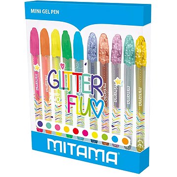 

MITAMA Mini gel Gliter&Neon 1 mm / 10 ks