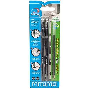MITAMA Click-Clip SPEED 3 černé / 0,7 mm / 2 + 2 náplně