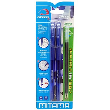 

MITAMA Click-clip SPEED 3 modré / 0,7 mm / 2 + 2 náplně