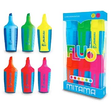 Mitama Mini Fluo 5 mm, 6 ks